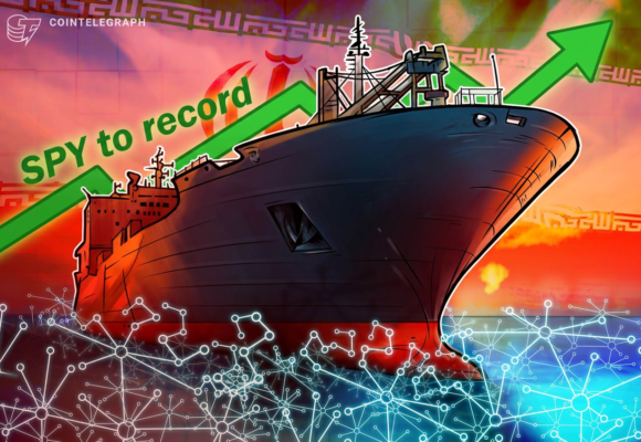 Bitcoin coils at $64K as Hormuz reopening timeline sends S&P 500 to $70T record