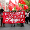 Democratic socialists of america members sign