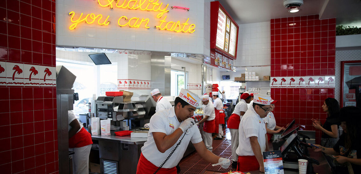 In n out servers restaurant reuters