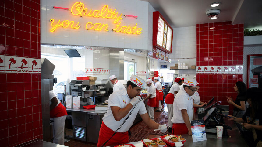In n out servers restaurant reuters