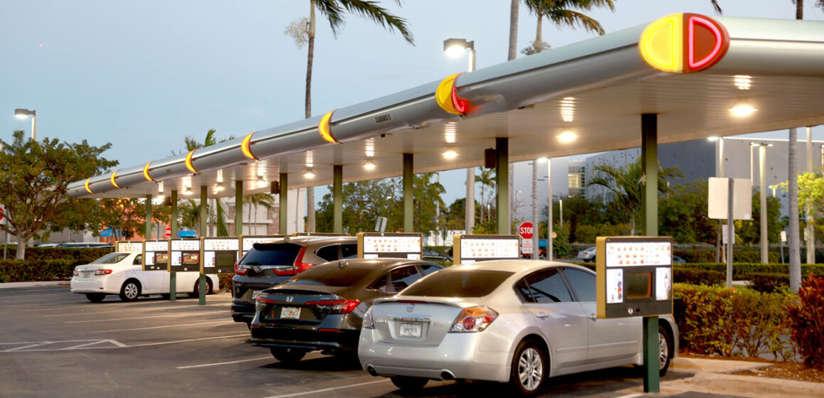 Sonic drive in cars
