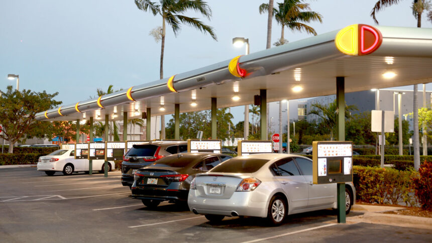 Sonic drive in cars