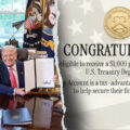 Trump accounts split