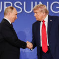 Trump putin shake